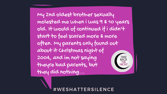 survivor story for #weshattersilence