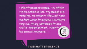 survivor story for #weshattersilence