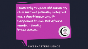 survivor story for #weshattersilence