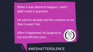 survivor story for #weshattersilence